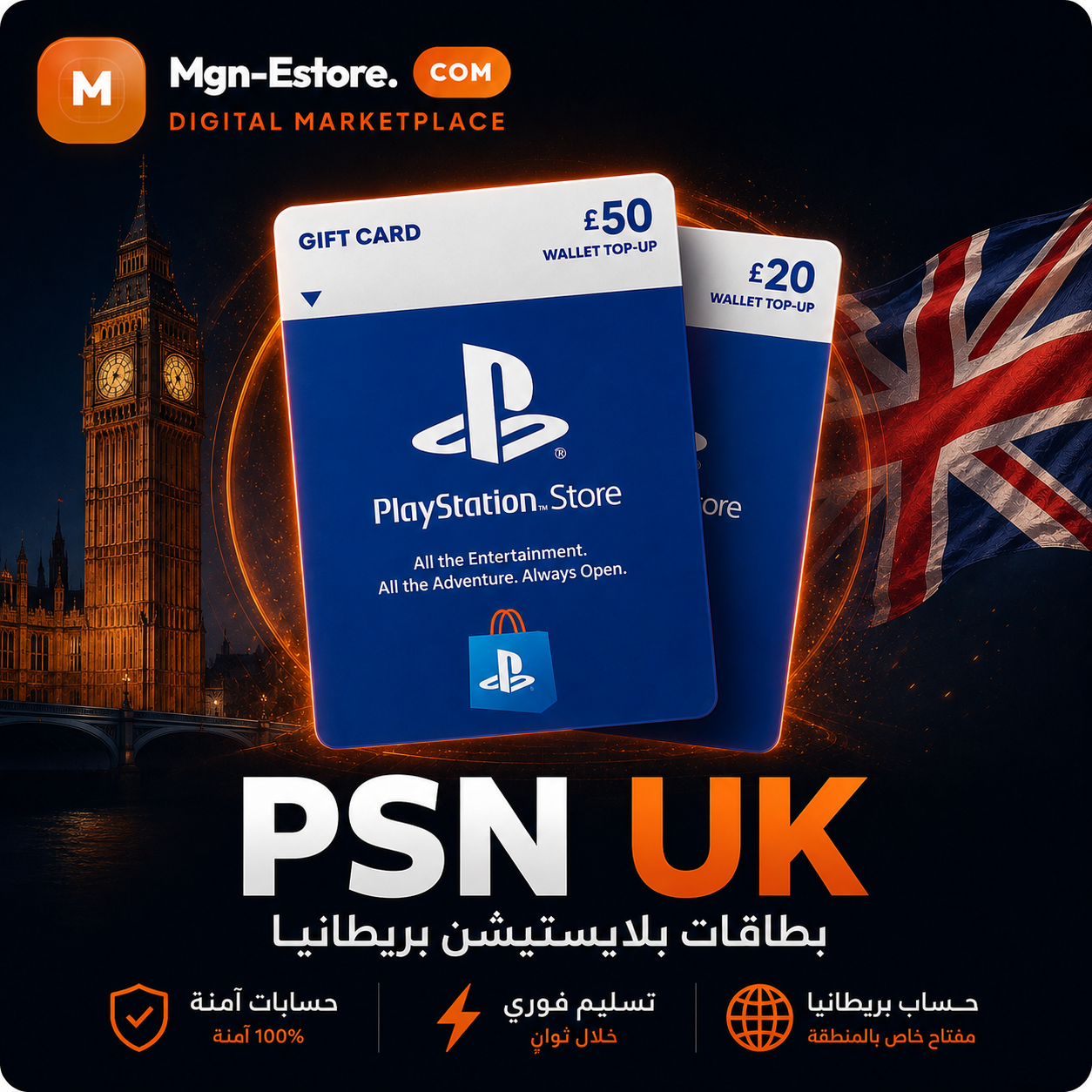 PSN UK (GBP)