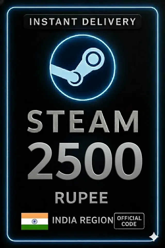 Steam Wallet Code INR 2500