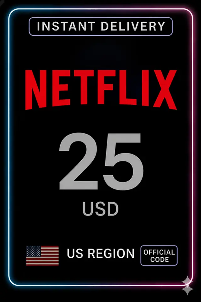 Netflix US 25 USD